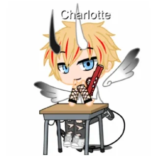 🤐 emoji 😈🍀Yana_gacha🍀😈 Telegram sticker 13 of 18