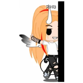 👋 emoji 😈🍀Yana_gacha🍀😈 Telegram sticker 5 of 18