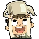 ☝ emoji Over the garden wall Telegram sticker 9 of 21