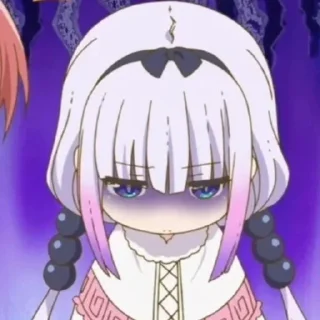 😰 emoji ♡Kanna Kamui! Telegram sticker 24 of 47