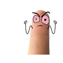 👇 emoji @TVstickers Fingers Telegram sticker 13 of 24