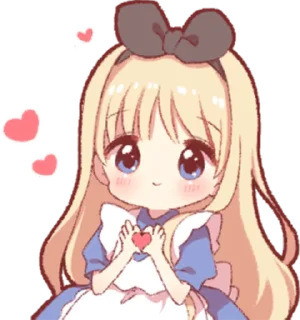 ♥️ emoji Алиса @nyasticks Telegram sticker 14 of 26