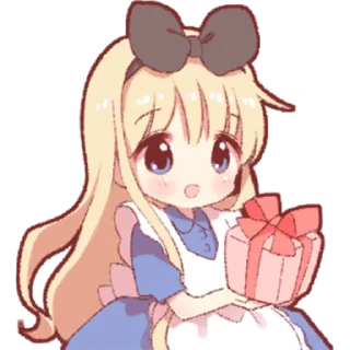 🎁 emoji Алиса @nyasticks Telegram sticker 21 of 26