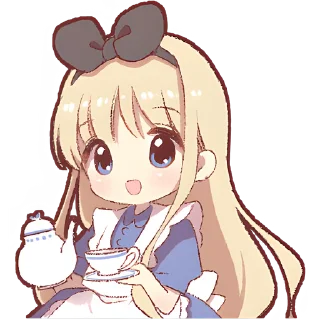 ☕ Алиса @Nyasticks, Telegram sticker 16 of 25