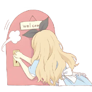 🫤 emoji Чудесная Алиса @Nyasticks Telegram sticker 9 of 41