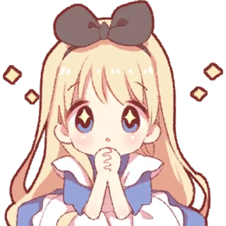 🙏 emoji Алиса @nyasticks Telegram sticker 10 of 26