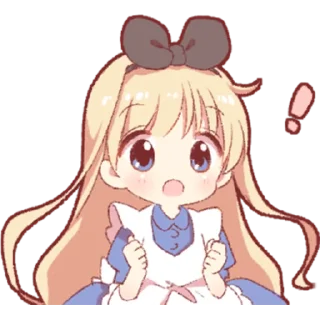 ❗️ emoji Алиса @nyasticks Telegram sticker 12 of 26