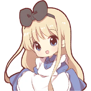 😉 Алиса @Nyasticks, Telegram sticker 8 of 25