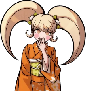😂 emoji ~ hiyoko saionji by @wanna_s_l_e_e_p ~ Telegram sticker 10 of 120