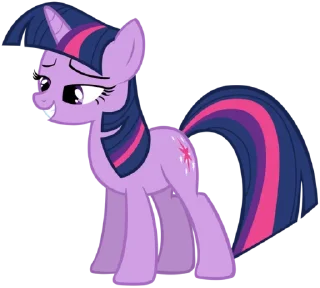 😁 emoji Twilight | @MyLittlePony_bots Telegram sticker 19 of 120