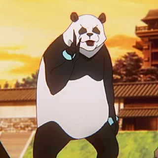 👆 emoji Панда. Telegram sticker 12 of 35