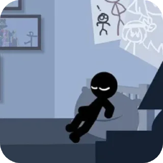 🌟 emoji Stickman Sleeptalk @SubSticks Telegram sticker 9 of 20
