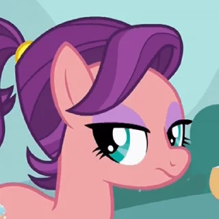 😒 emoji Ponies! | @MLP_AnimatedStickers Telegram sticker 9 of 50