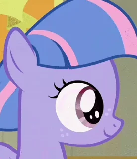 😒 emoji Ponies! | @MLP_AnimatedStickers Telegram sticker 10 of 50