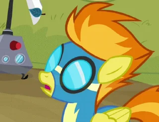 😲 emoji Ponies! | @MLP_AnimatedStickers Telegram sticker 23 of 50
