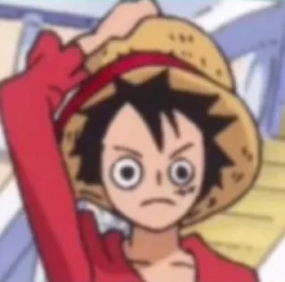 😠 emoji One piece Telegram sticker 16 of 92