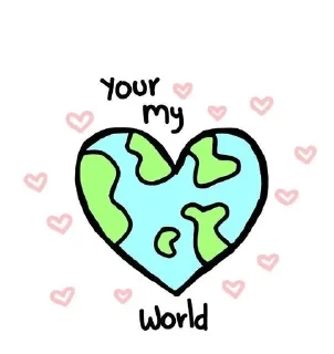 🎀 emoji (Я) (ты) (мы) 
❤️🧡🤍🩷💖 Telegram sticker 15 of 56