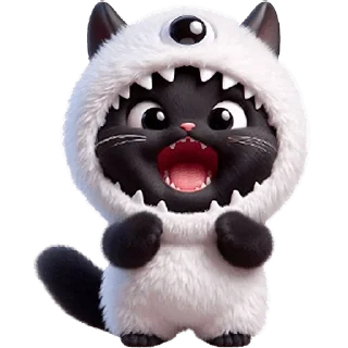 🤪 Монстр котик @Nyasticks, стікер Telegram 6 з 33