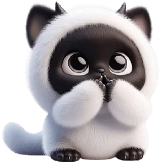 🫢 Монстр котик @Nyasticks, стікер Telegram 17 з 33