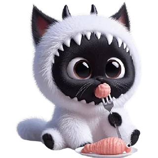 😋 Монстр котик @Nyasticks, стікер Telegram 9 з 33