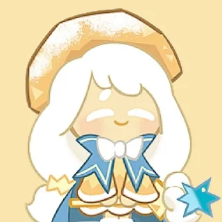 Sticker from Cream puff cookie)