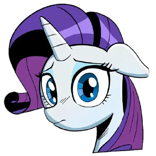 ❤️ emoji Rarity Optimus by @mlpstickers Telegram sticker 5 of 12