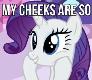 😍 emoji @mlpstickers Rarity Animated #2 Telegram sticker 6 of 50