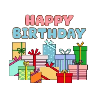 🎂 emoji @TVstickers Happy Birthday Telegram sticker 8 of 35