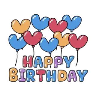 🎂 emoji @TVstickers Happy Birthday Telegram sticker 6 of 35