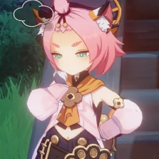 🤔 emoji i believe in diona supremacy Telegram sticker 11 of 30