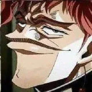 😏 emoji Jojo mem face Telegram sticker 17 of 39