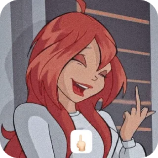 🖕 emoji Winx 👉👈 Telegram sticker 12 of 50