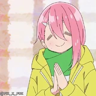 😄 emoji Yuru Camp△ S3 @fixfox Telegram sticker 9 of 29