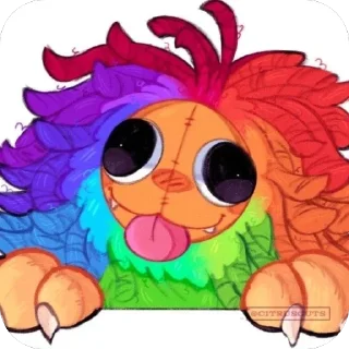 🫥 emoji 𝒀𝑨𝑹𝑵𝑨𝑩𝒀 ^_^ @SPoppyPlaytime Telegram sticker 13 of 32