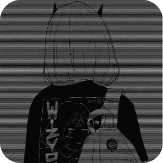 Sticker from Alone