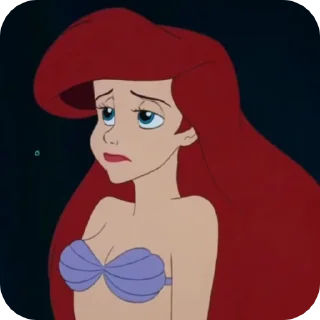 Sticker from the little mermaid