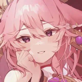 🌸 emoji 𖹭-𝐘𝐚𝐞 𝐌𝐢𝐤𝐨-𖹭 [ @Viliris ] Telegram sticker 8 of 100