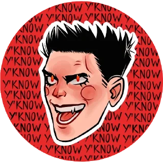 🤩 emoji Злой Ричи от cooffeiochek (inst) Telegram sticker 3 of 12