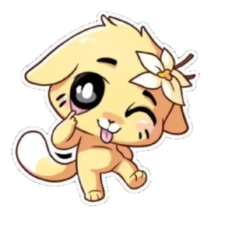 Sticker from I have paws