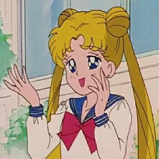 ☺ emoji Sailor Moon Telegram sticker 22 of 25