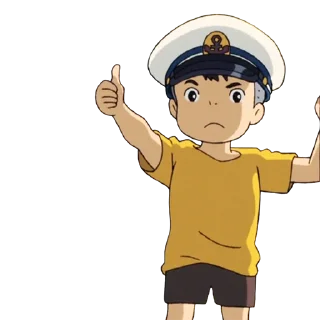 👍 emoji Ghibli Telegram sticker 16 of 20