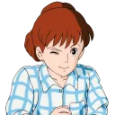 😉 emoji Ghibli Telegram sticker 9 of 20