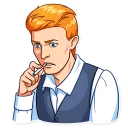 Sticker from David Bowie
