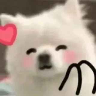 🐾 emoji Samoyed (@puppy_lee) Telegram sticker 6 of 77