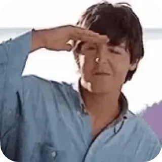 👋 emoji The Beatles Telegram sticker 7 of 11