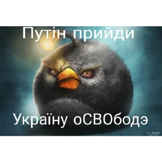 🐦 emoji Янукович Telegram sticker 3 of 11