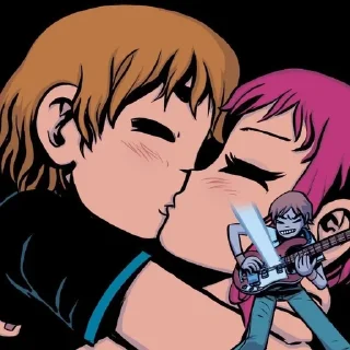 ⭐ emoji ꒰🎸꒱ scott pilgrim ✯ ;; @suuukiw Telegram sticker 21 of 43
