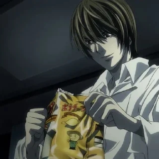 📓 emoji Light Yagami by @mikuStcikers Telegram sticker 9 of 73