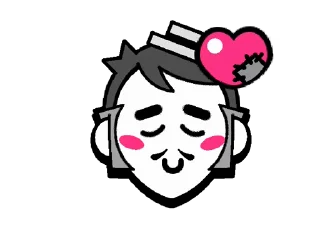 🥰 emoji gray glazing goes hardㅤ ㅤ ㅤ ㅤ Telegram sticker 7 of 93