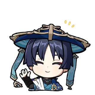 Sticker from Genshin (ﾉ´ヮ`)ﾉ* by tadanomimir23